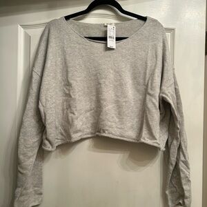 John Galt Cropped Sweatshirt NWT